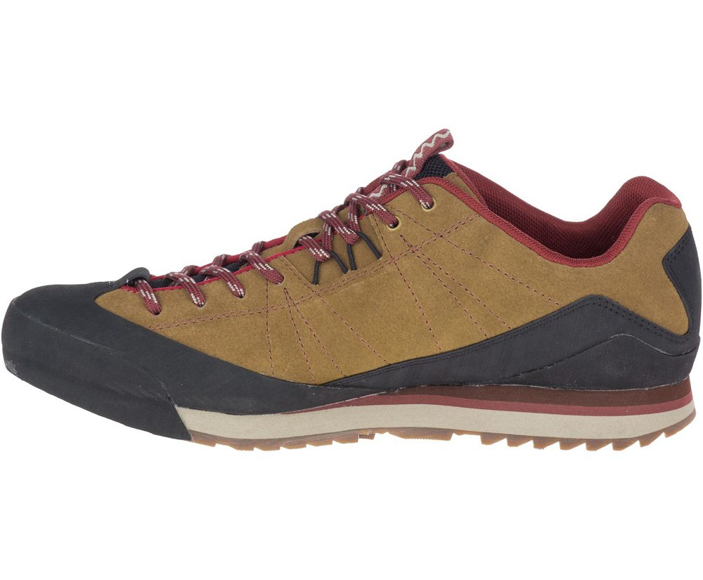 Buty Sportowe Merrell Męskie Brązowe/Czarne - Catalyst Suede - 275183-JUP